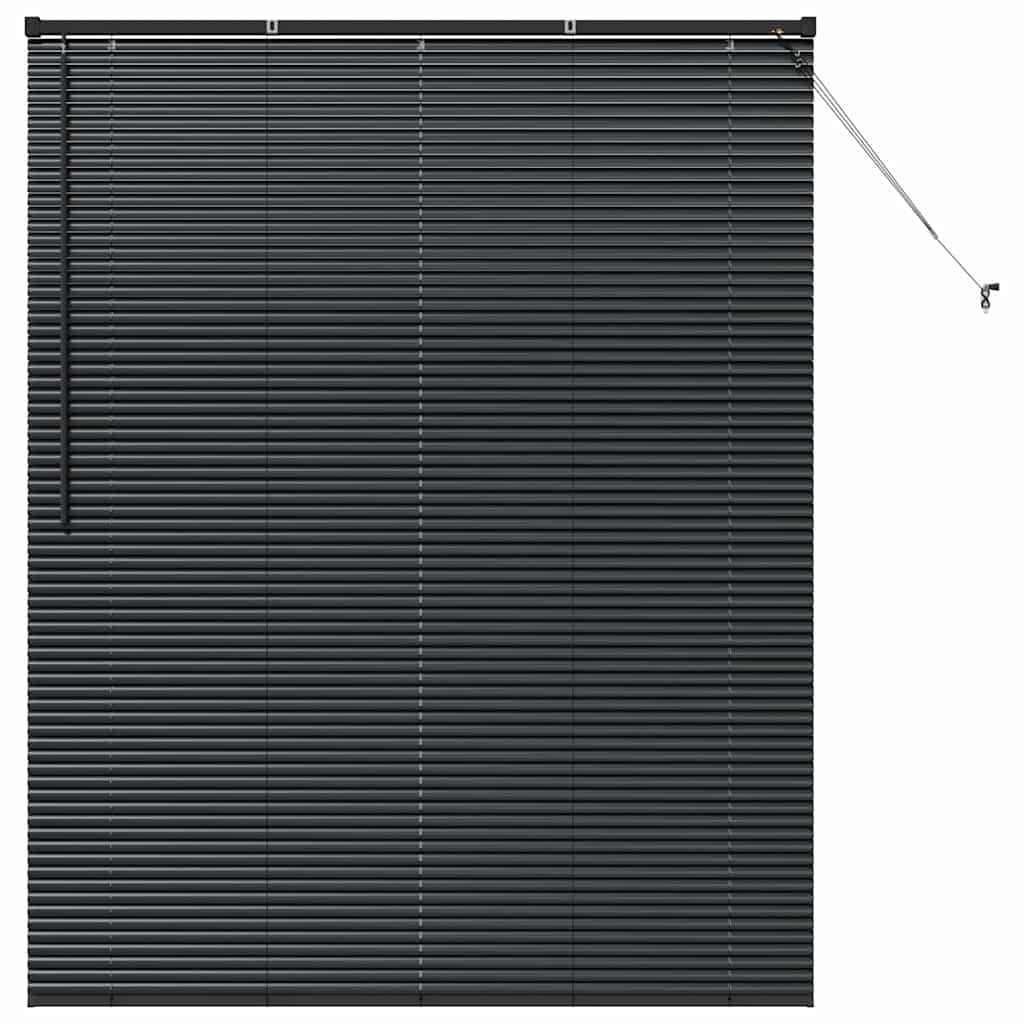 Venecijanski zastore Crna 175 x 140 cm Aluminij