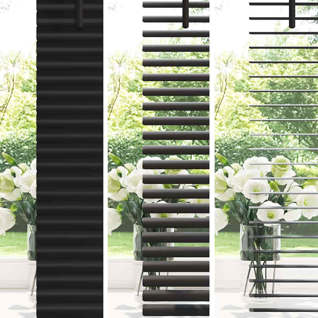 Venecijanski zastore Crna 175 x 145 cm Aluminij