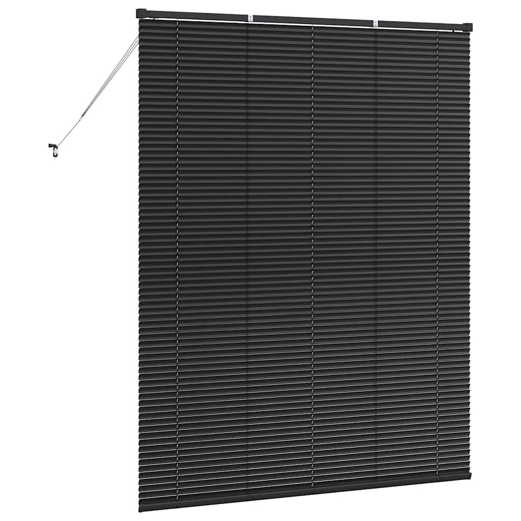Venecijanski zastore Crna 175 x 150 cm Aluminij