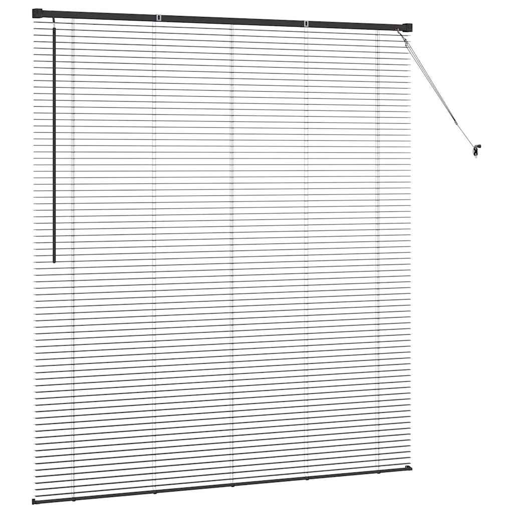 Venecijanski zastore Crna 175 x 160 cm Aluminij