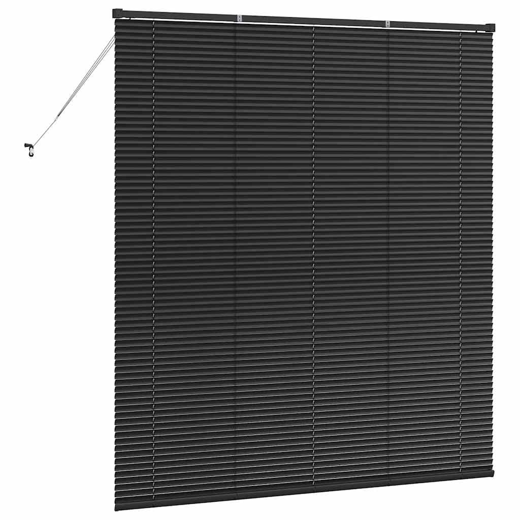 Venecijanski zastore Crna 175 x 160 cm Aluminij