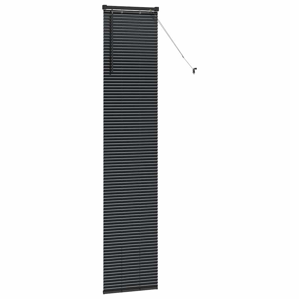 Venecijanski zastore Crna 220 x 45 cm Aluminij