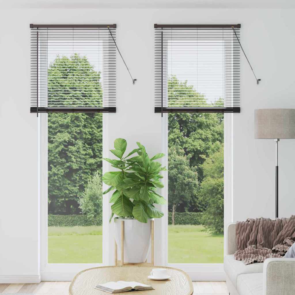 Venecijanski zastore Crna 220 x 70 cm Aluminij
