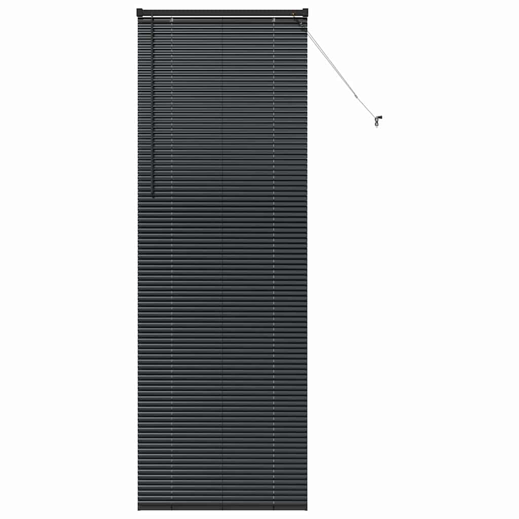 Venecijanski zastore Crna 220 x 70 cm Aluminij