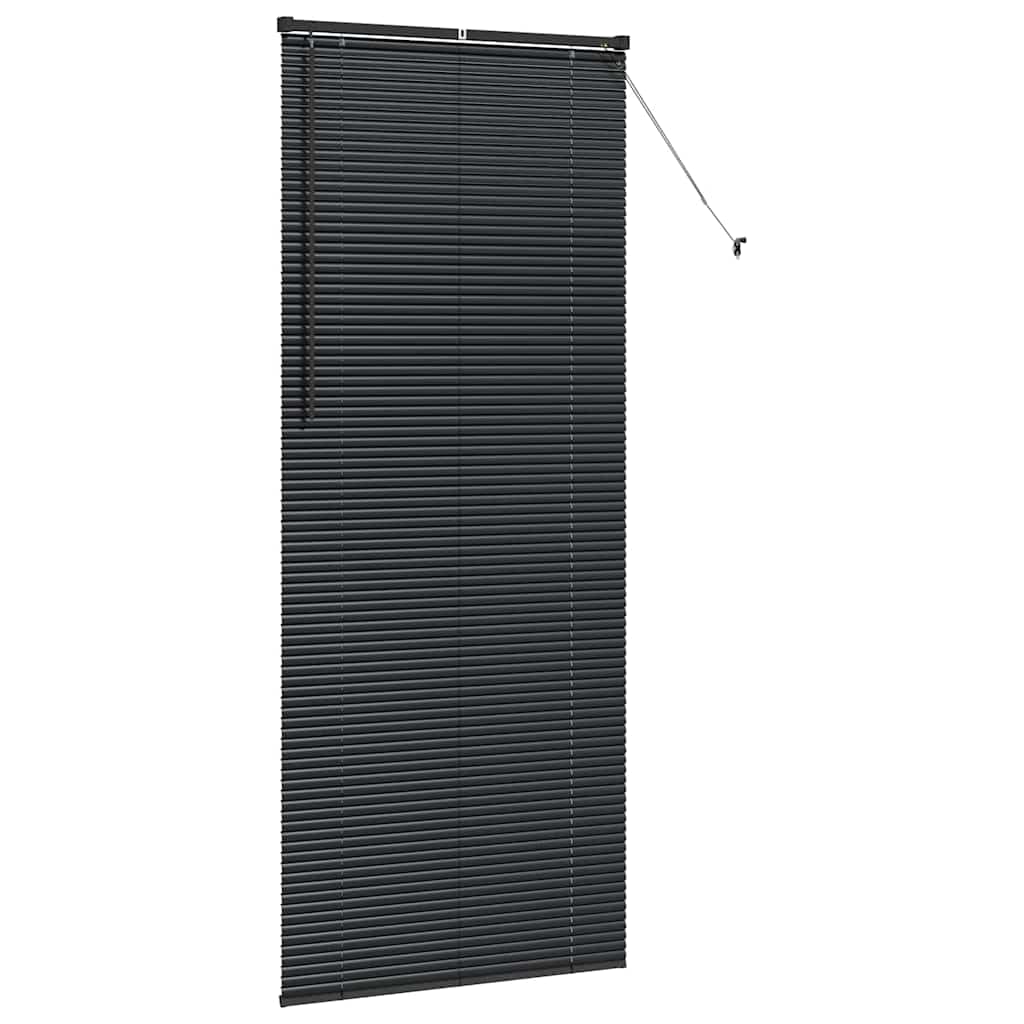 Venecijanski zastore Crna 220 x 90 cm Aluminij