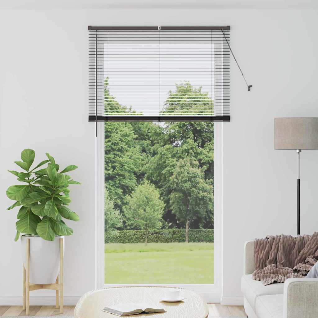 Venecijanski zastore Crna 220 x 110 cm Aluminij