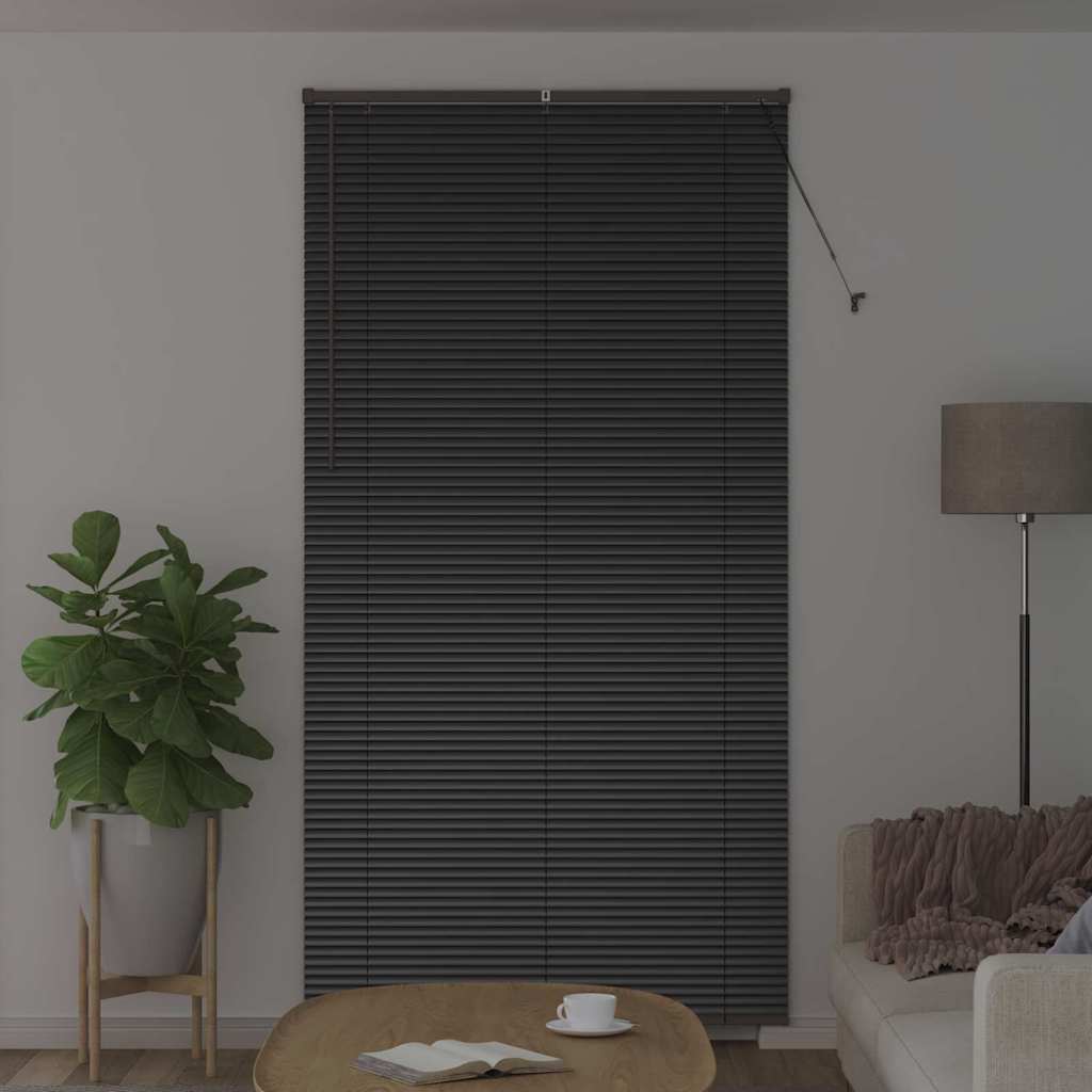 Venecijanski zastore Crna 220 x 110 cm Aluminij