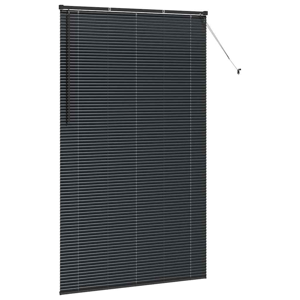 Venecijanski zastore Crna 220 x 125 cm Aluminij