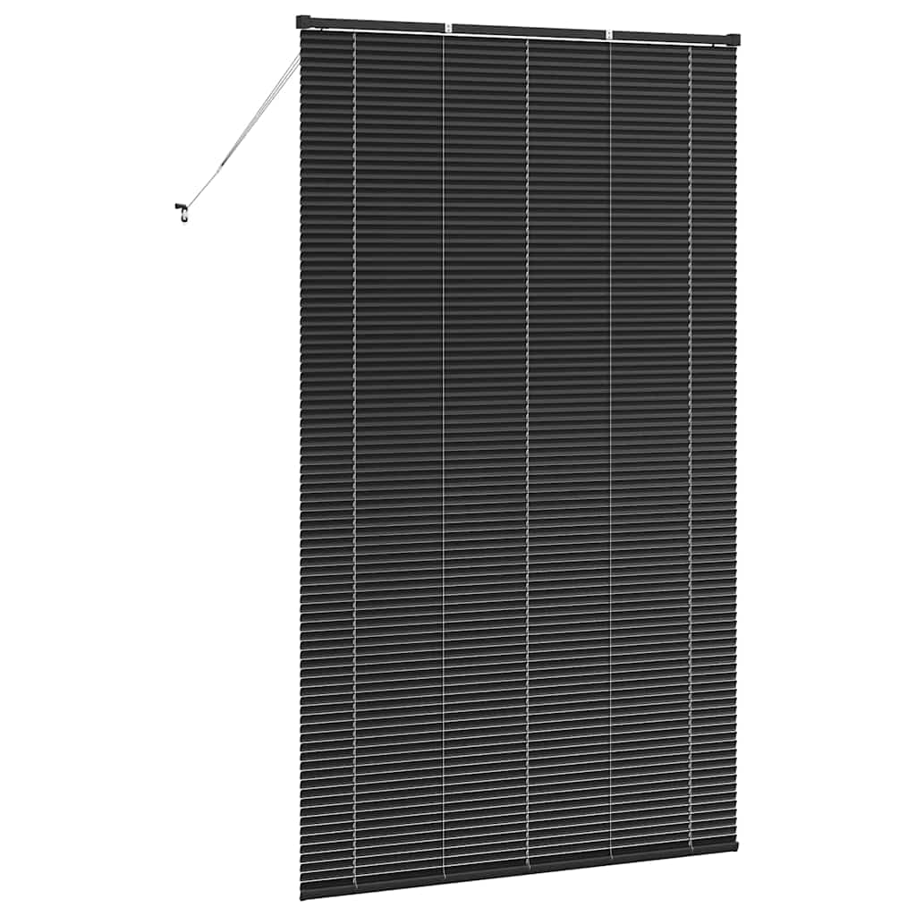 Venecijanski zastore Crna 220 x 125 cm Aluminij