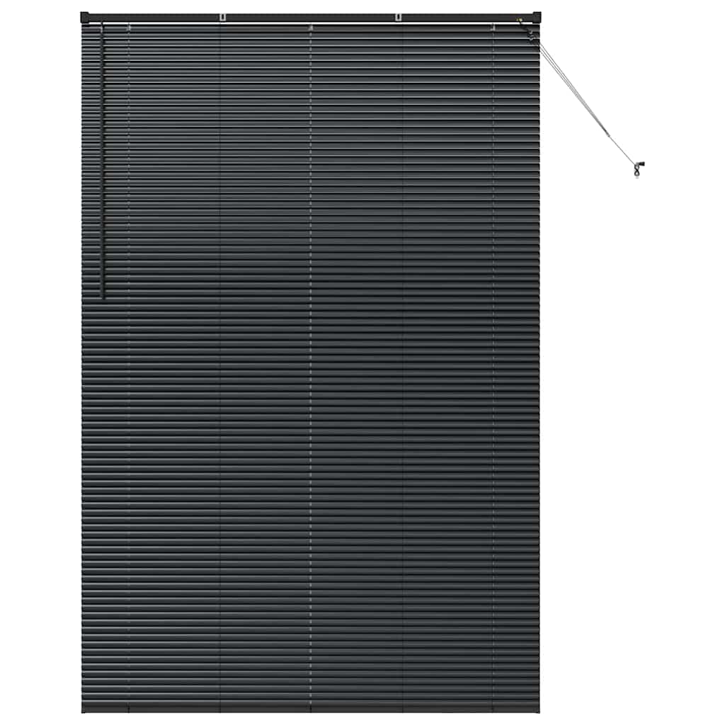 Venecijanski zastore Crna 220 x 140 cm Aluminij