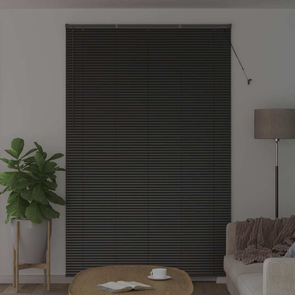 Venecijanski zastore Crna 220 x 145 cm Aluminij