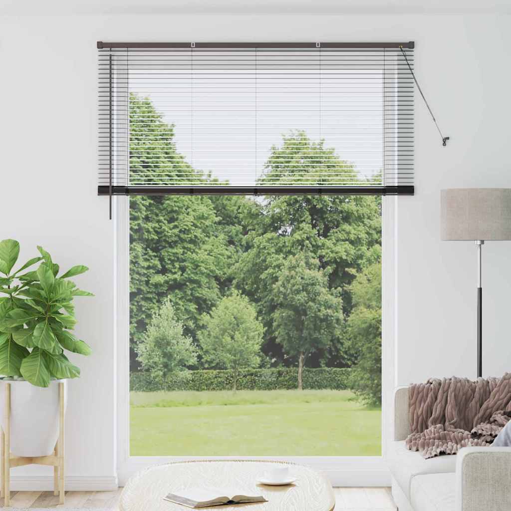 Venecijanski zastore Crna 220 x 160 cm Aluminij