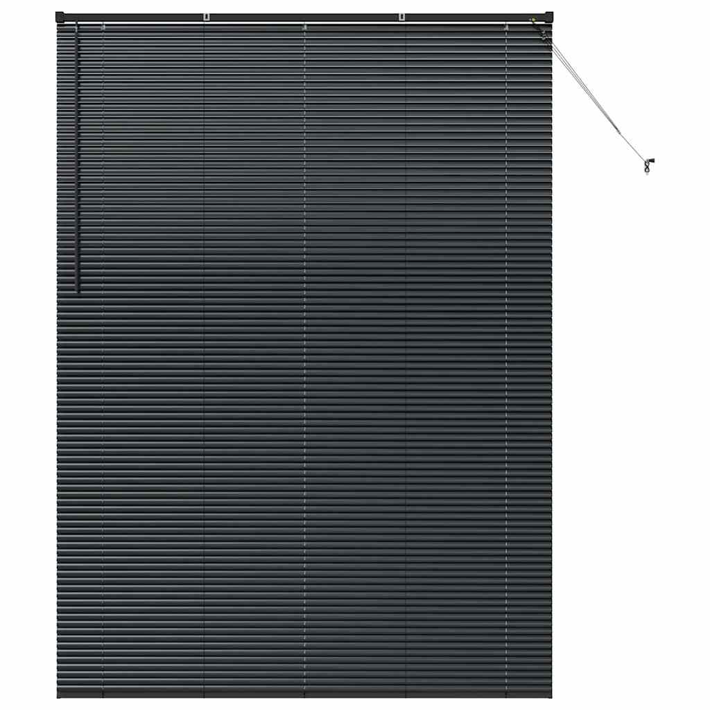 Venecijanski zastore Crna 220 x 160 cm Aluminij