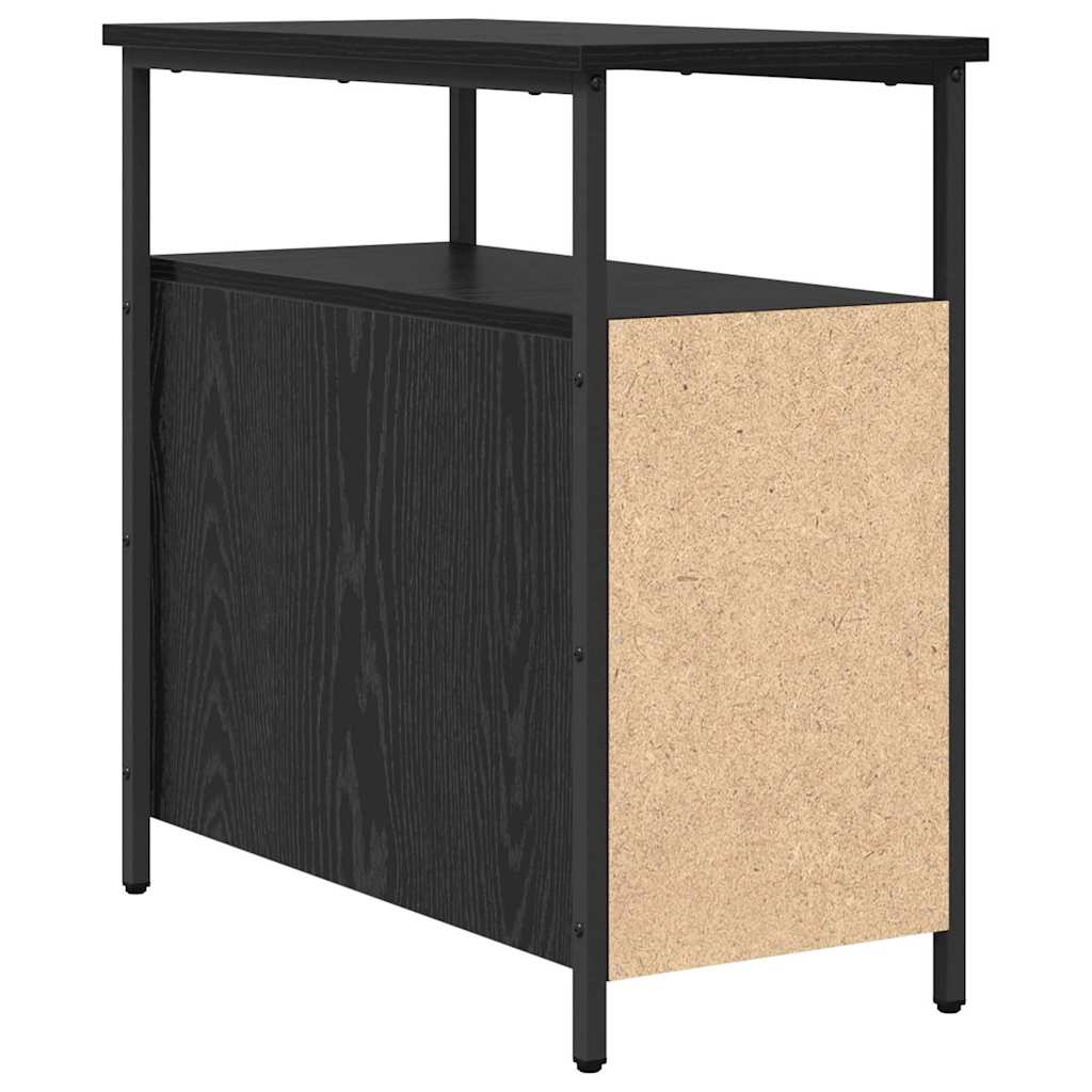 Noćni ormar Crni hrast 30 x 60 x 60 cm Konstruirano drvo