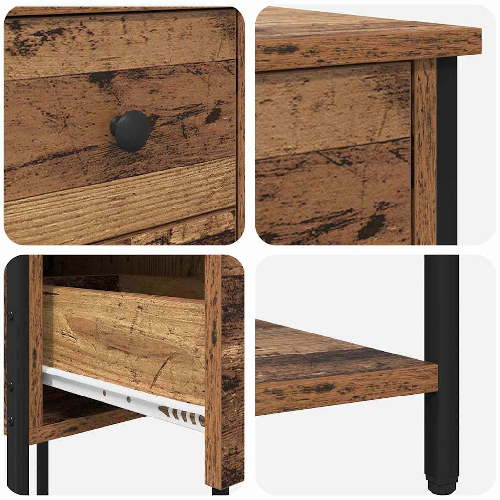 Noćni ormar Staro drvo 32 x 42 x 70 cm Konstruirano drvo