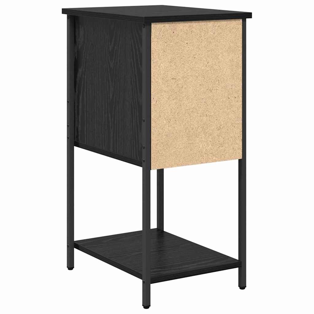 Noćni ormar 2 pcs Crni hrast 32 x 42 x 70 cm Konstruirano drvo