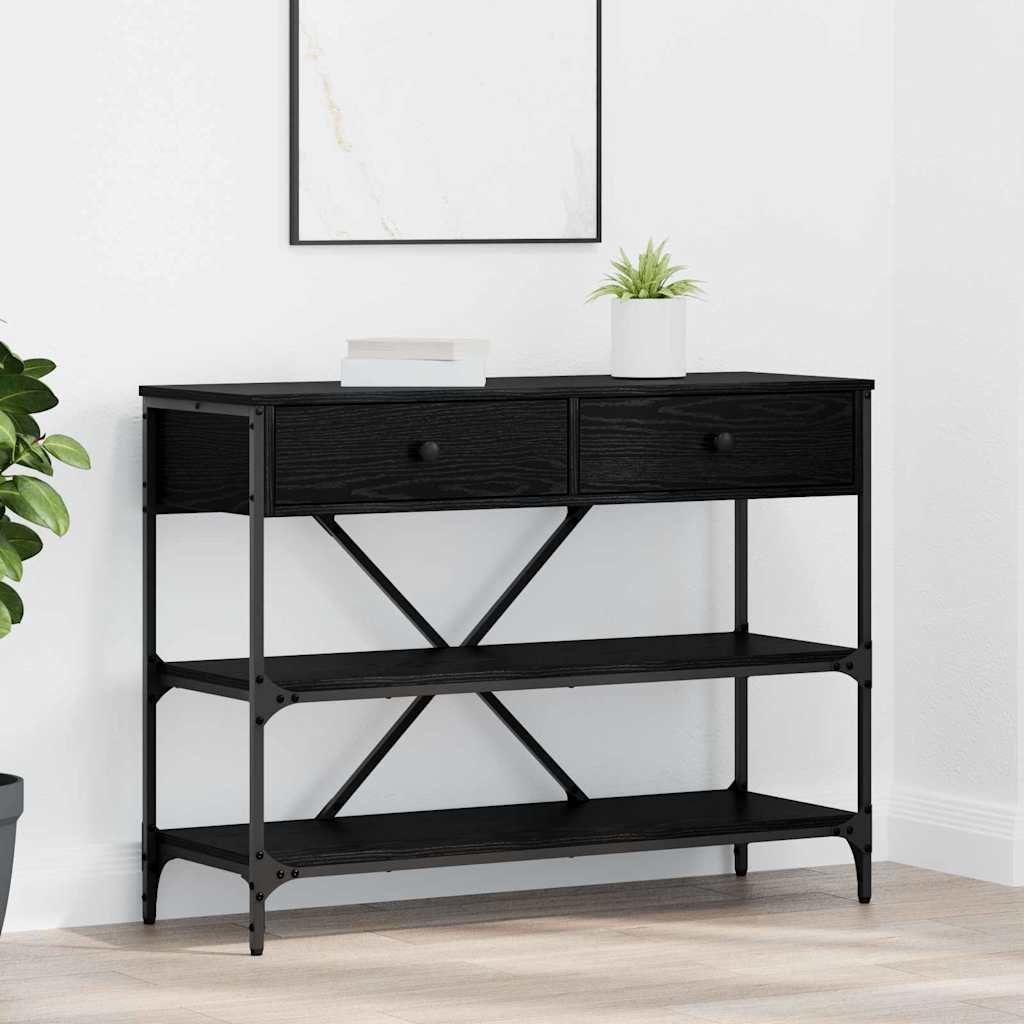 Konzolna stolica Crni hrast 100 x 34,5 x 75 cm boja drva