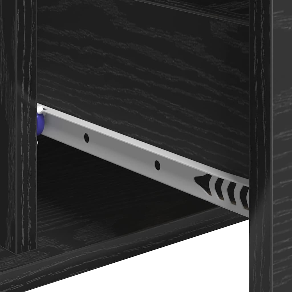 Kreveta s ladicama Crni hrast 60 x 31 x 70 cm Konstruirano drvo