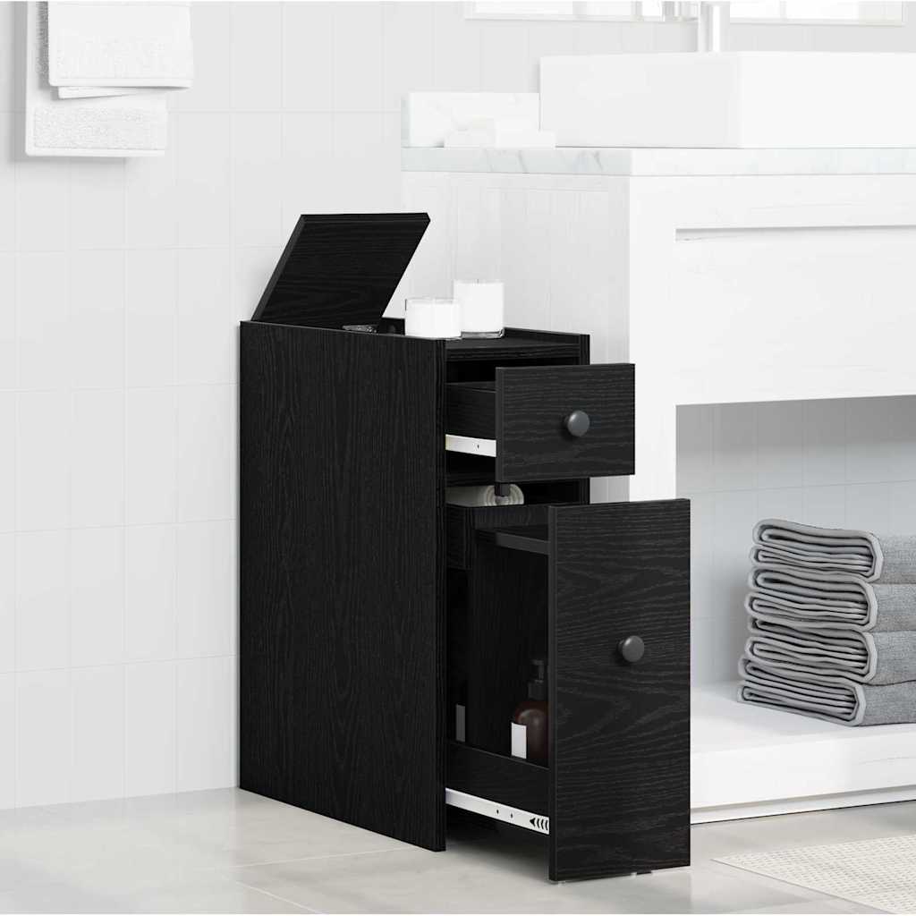 Set namještaja za kupaonicu Zidne Crni hrast 80 x 18 x 60 cm