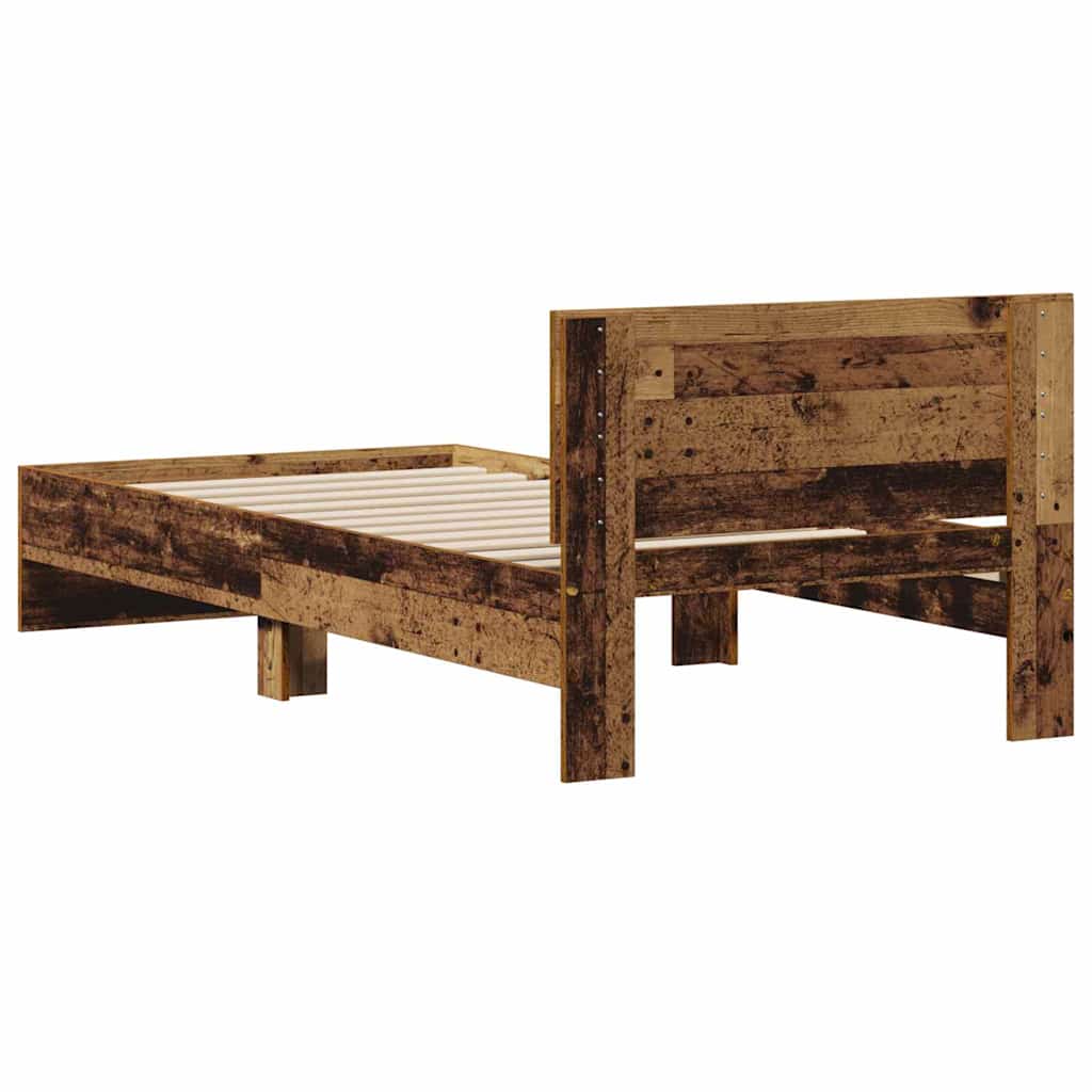 Krevetna konstrukcija Staro drvo 90 x 190 cm Konstruirano drvo