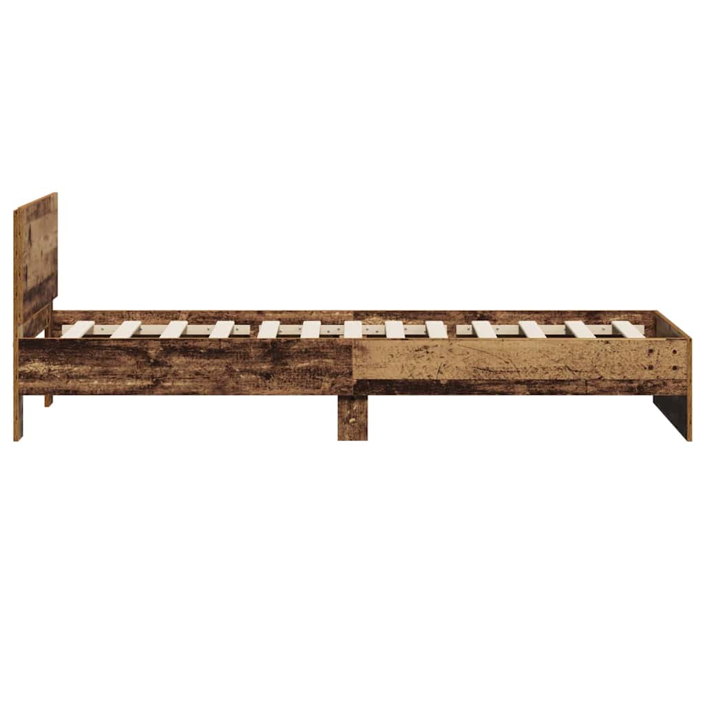 Krevetna konstrukcija Staro drvo 90 x 190 cm Konstruirano drvo