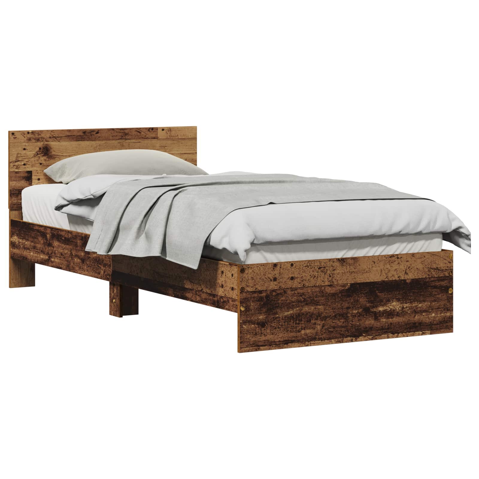 Krevetna konstrukcija Staro drvo 75 x 190 cm Konstruirano drvo