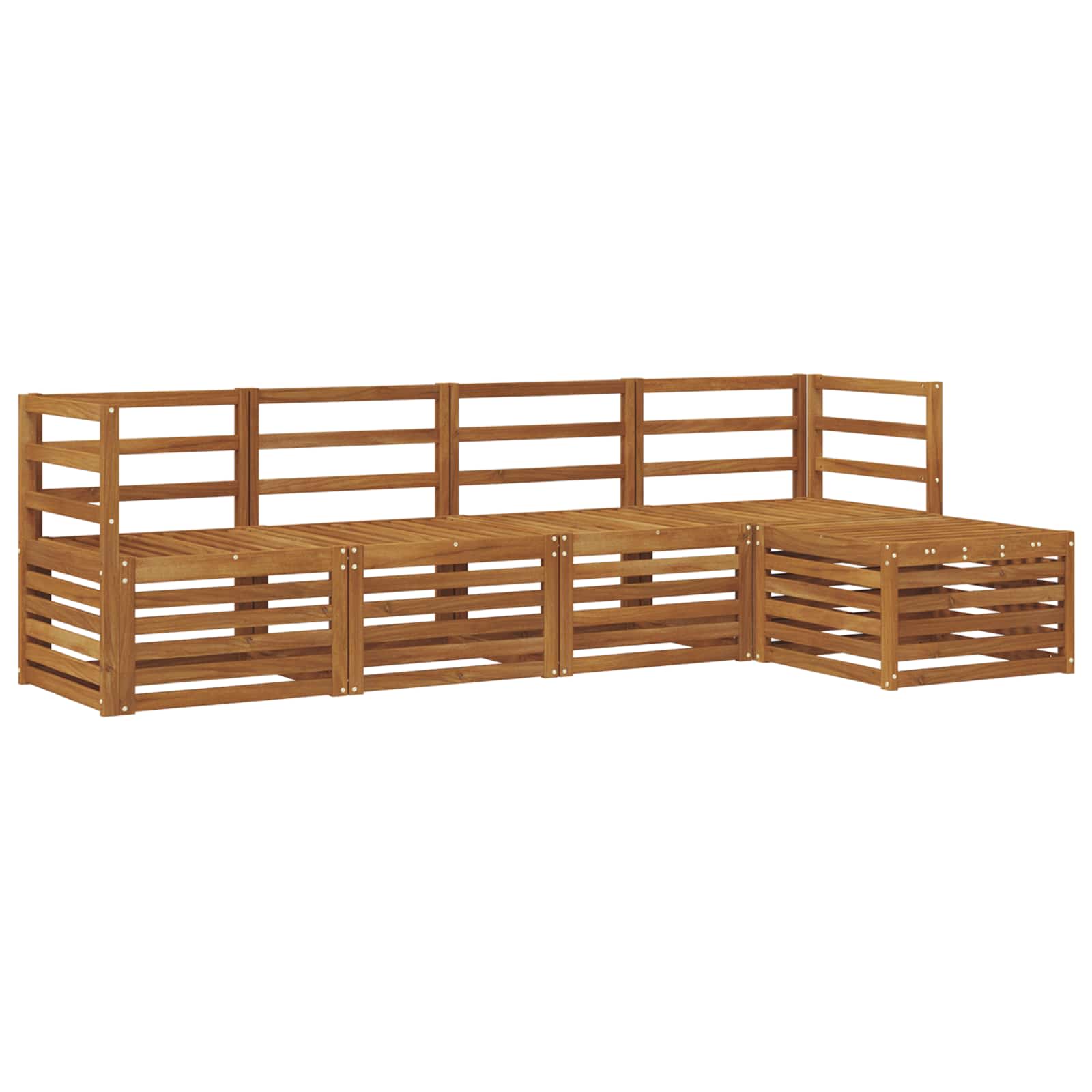 Set vanjskih sofa 5 pcs Prirodna