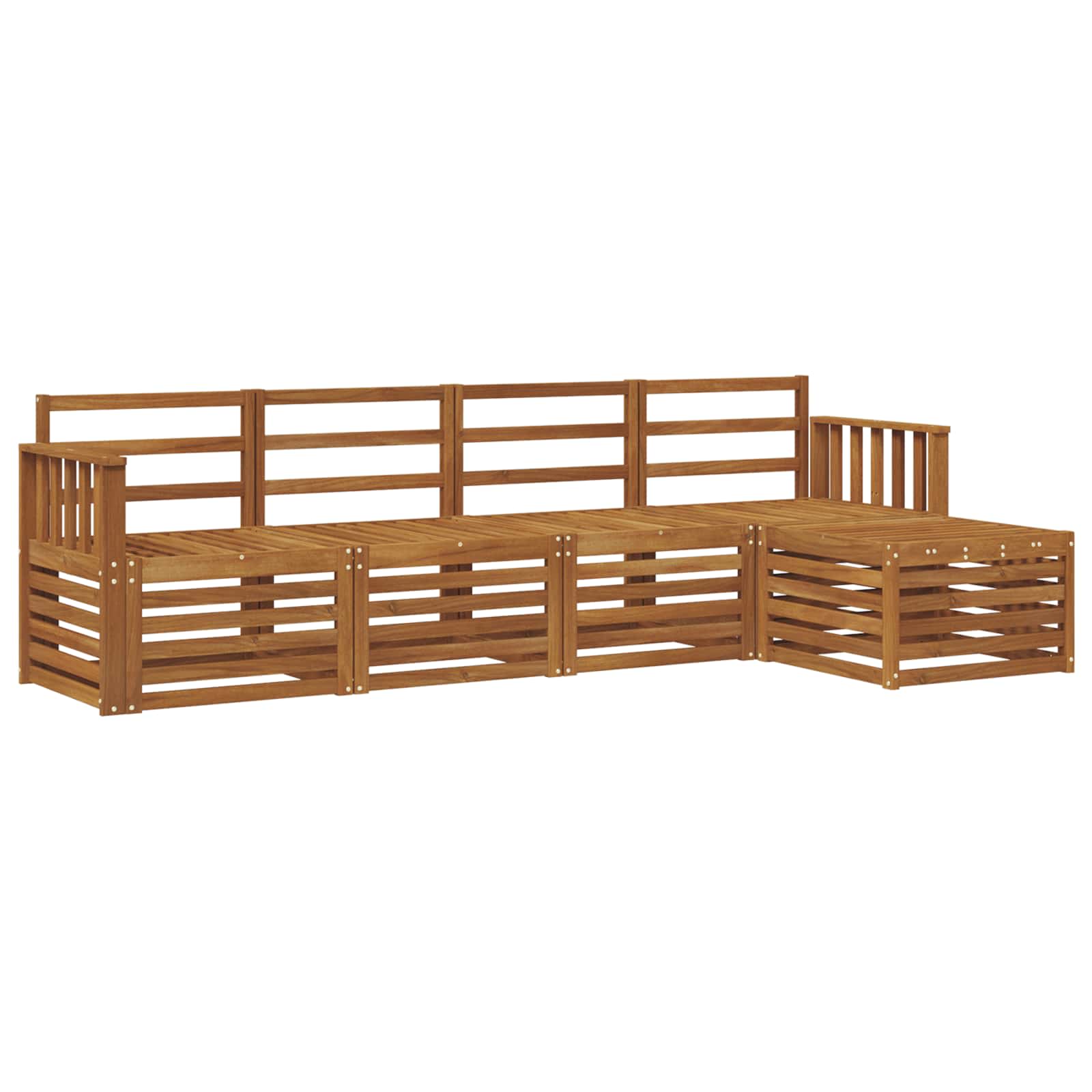 Set vanjskih sofa 5 pcs Prirodna