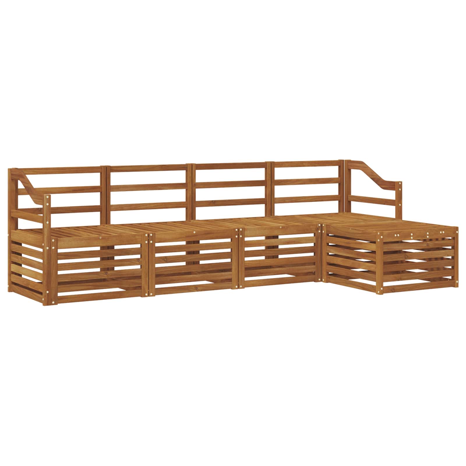 Set vanjskih sofa 5 pcs Prirodna