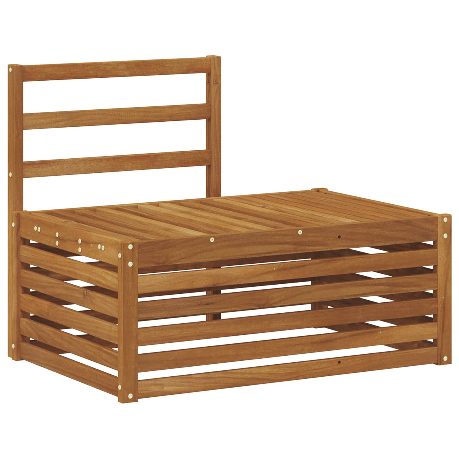 Set vanjskih sofa 2 Komad Prirodna 182,5 x 63 x 73 cm
