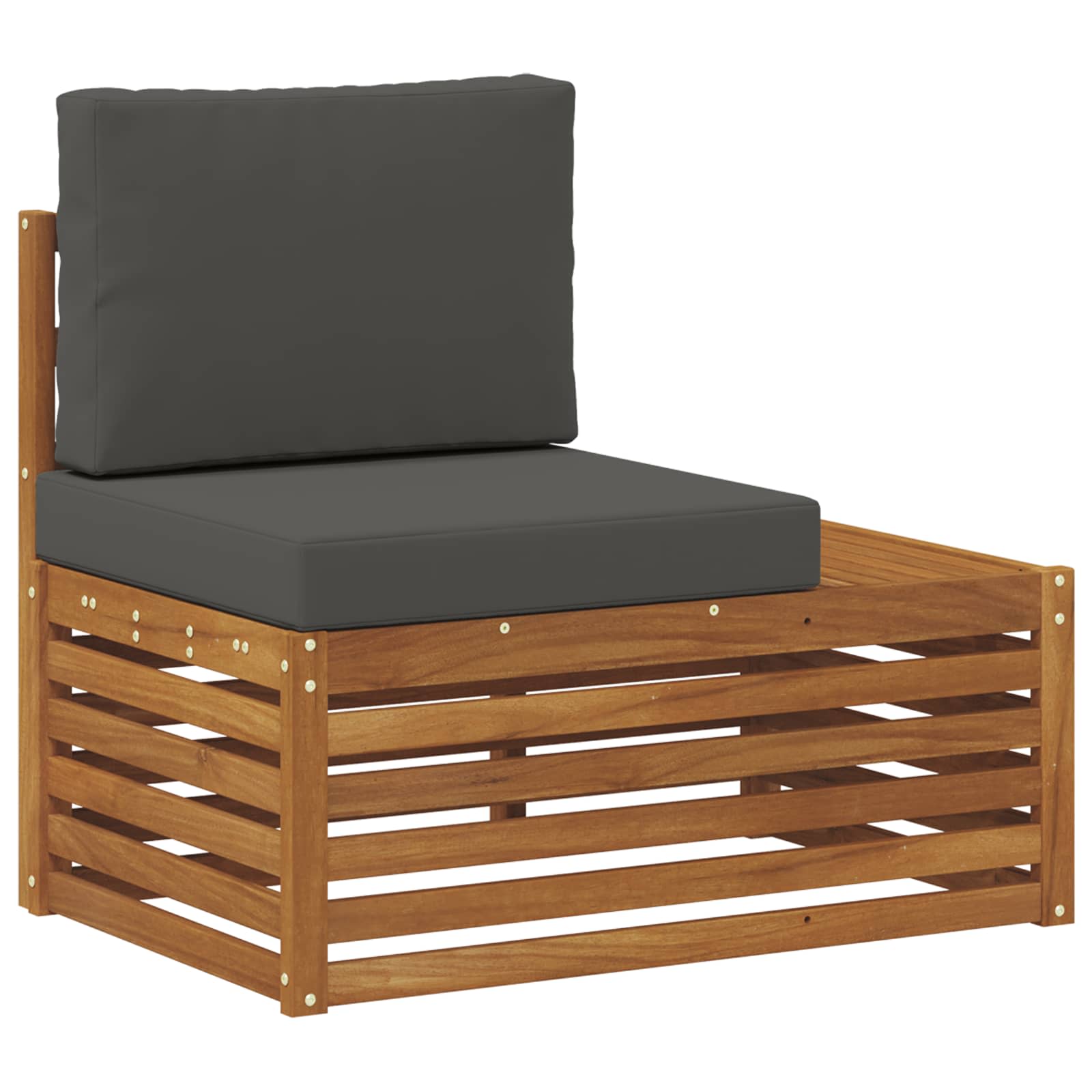 Set vanjskih sofa s jastukom 4 Komad Prirodna i antracit