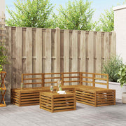 Set vanjskih sofa Prirodna 59 x 59 x 37 cm