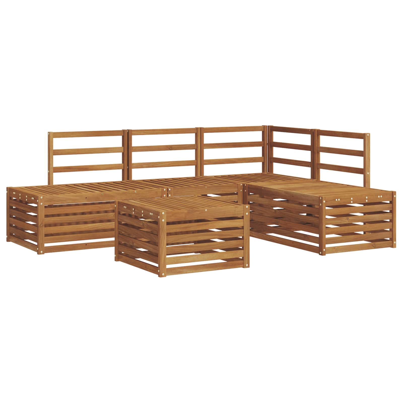 Set vanjskih sofa Prirodna 59 x 59 x 37 cm