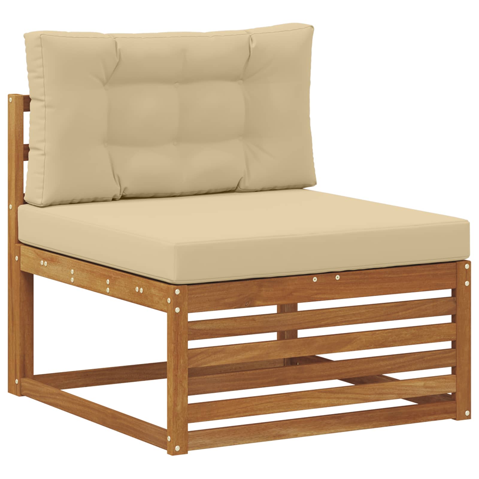 Set vanjskih sofa 7 pcs Prirodna i bež