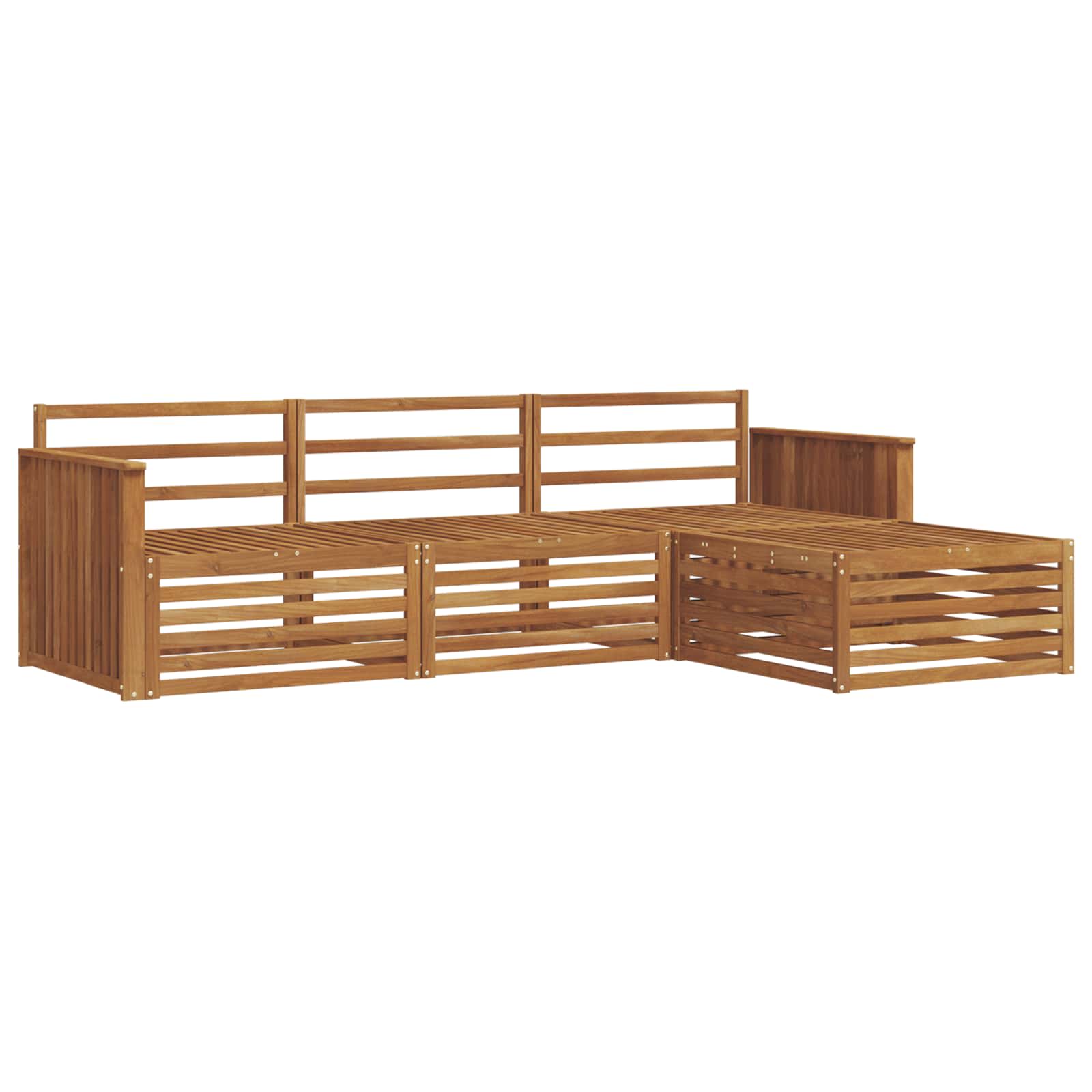 Set vanjskih sofa Prirodna 249,5 x 162,5 x 73 cm