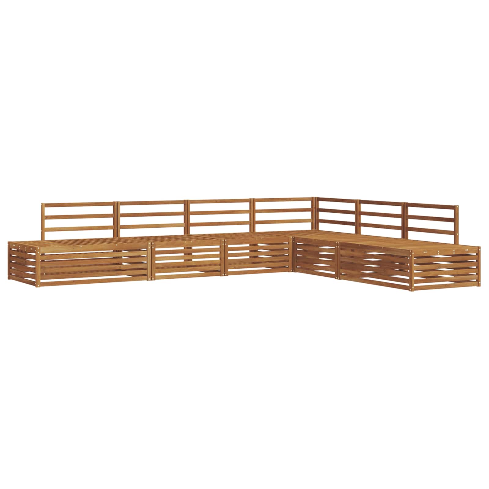 Set vanjskih sofa 6 Komad Prirodna Čvrsto drvo akacije