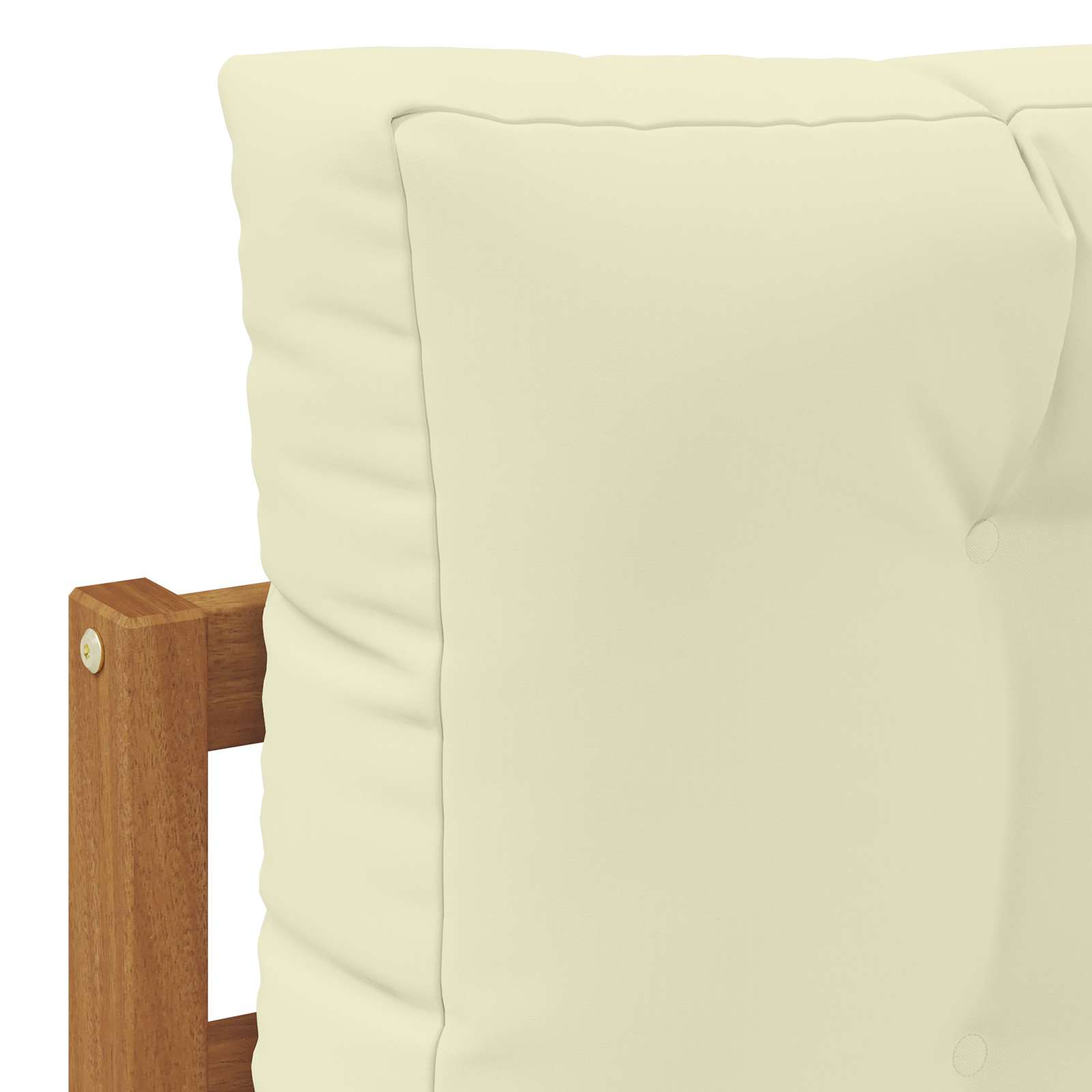 Setovi sofa 10 pcs Prirodna i krem Čvrsto drvo akacije
