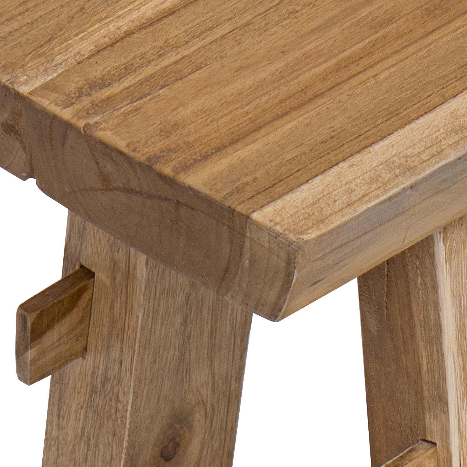 klupa Prirodna 100 x 29 x 43,5 cm Čvrsto teak drvo