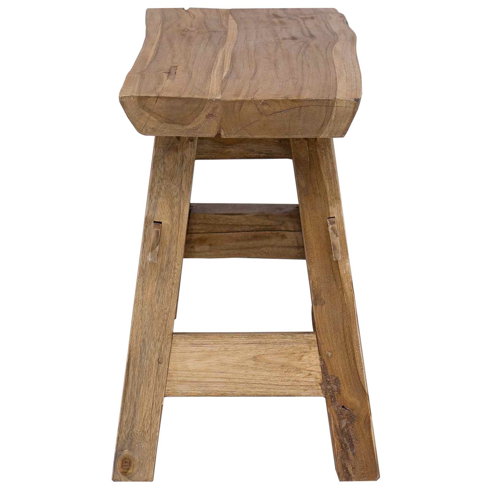 klupa Prirodna 100 x 29 x 43,5 cm Čvrsto teak drvo