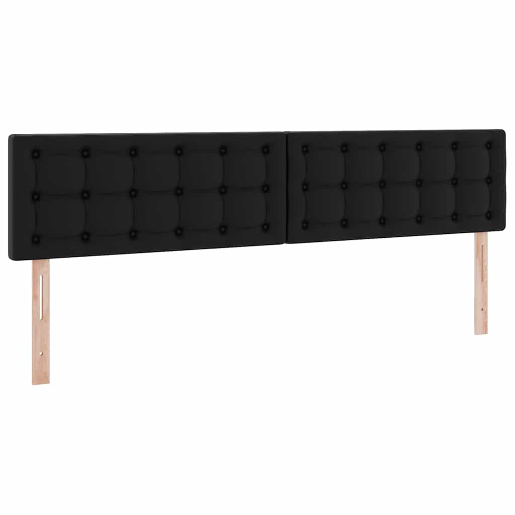 Krevet s madracem i skladištem Crna 200 x 200 cm Lažna koža