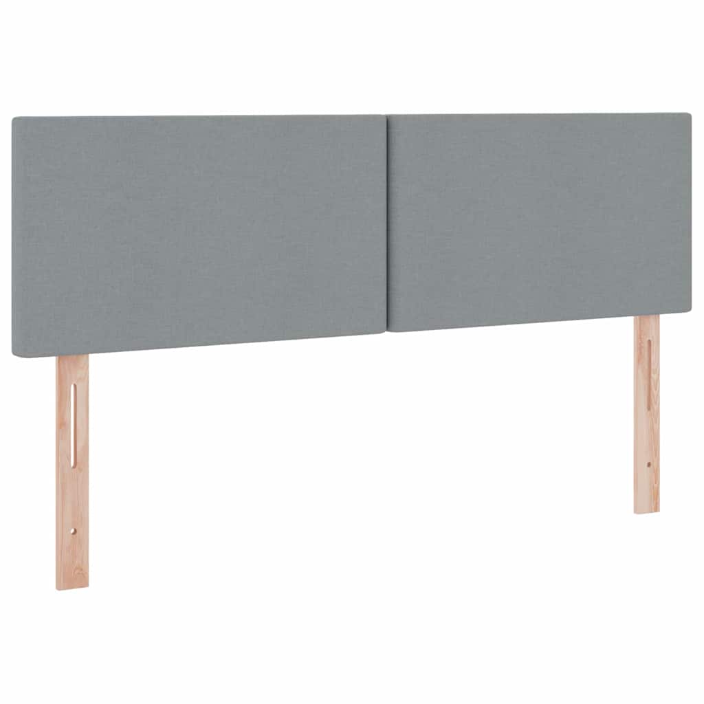 Krevet s madracem i skladištem Svijetlo siva 140 x 190 cm