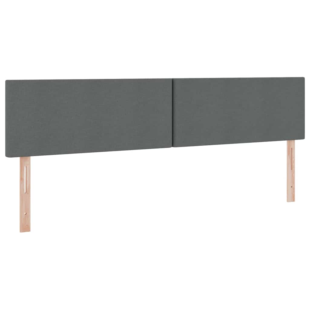 Krevet s madracem i skladištem Tamno siva 200 x 200 cm