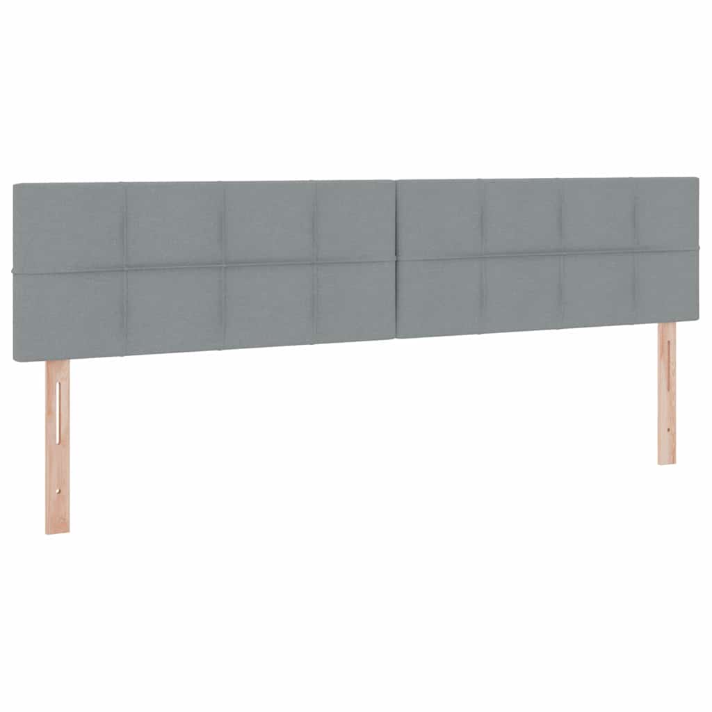 Krevet s madracem i skladištem Svijetlo siva 200 x 200 cm