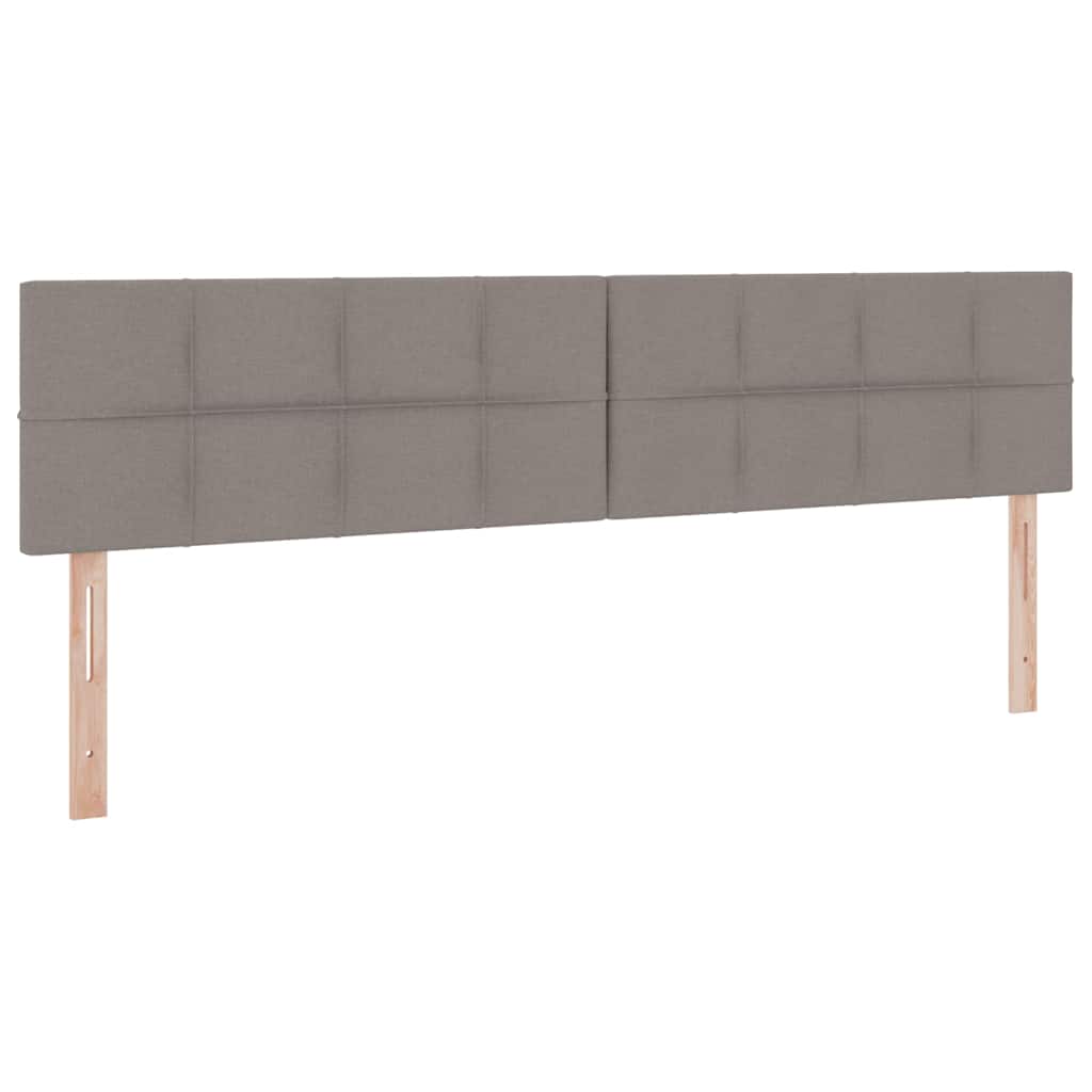 Krevet s madracem i skladištem Sivo-smeđa 200 x 200 cm