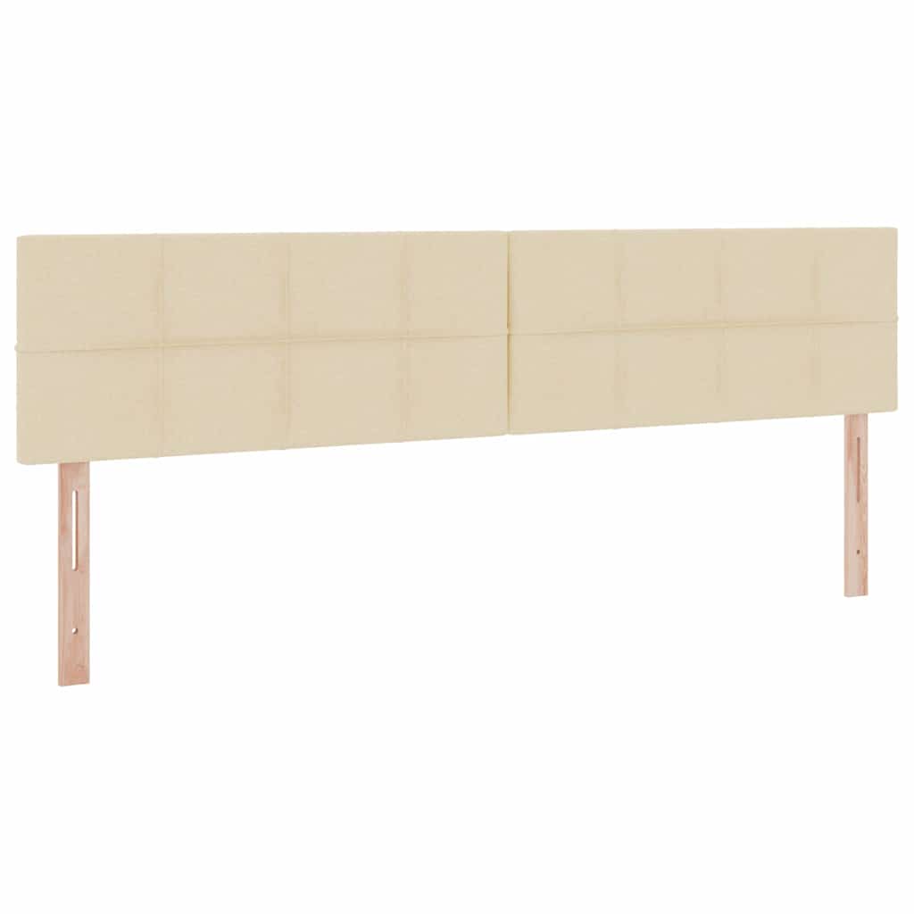 Krevet s madracem i skladištem s madracem Krema 200 x 200 cm