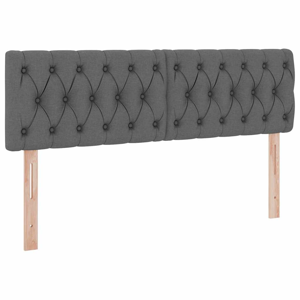 Krevet s madracem i skladištem Tamno siva 140 x 190 cm