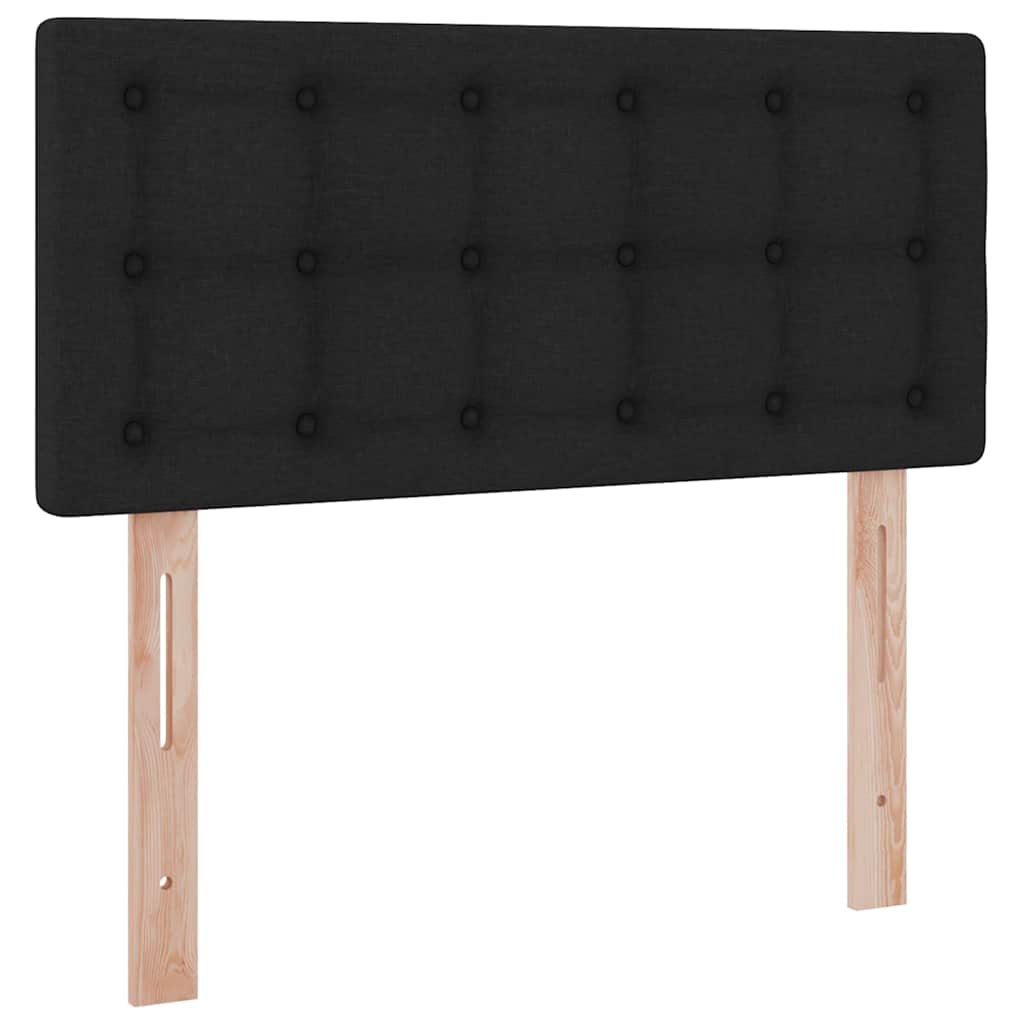 Krevet s madracem i skladištem s madracem Crna 100 x 200 cm