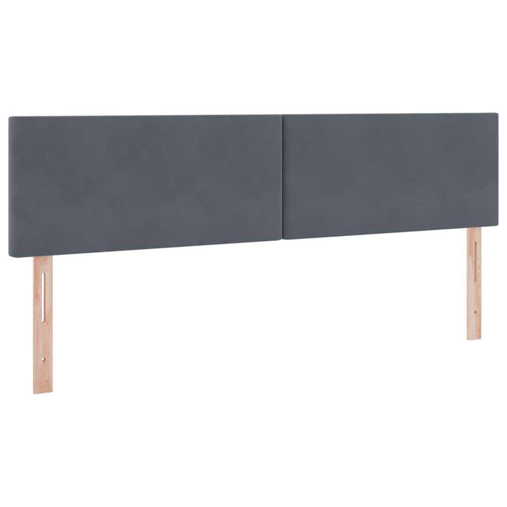 Krevet s od storage s madracem Tamno siva 180 x 200 cm Baršun