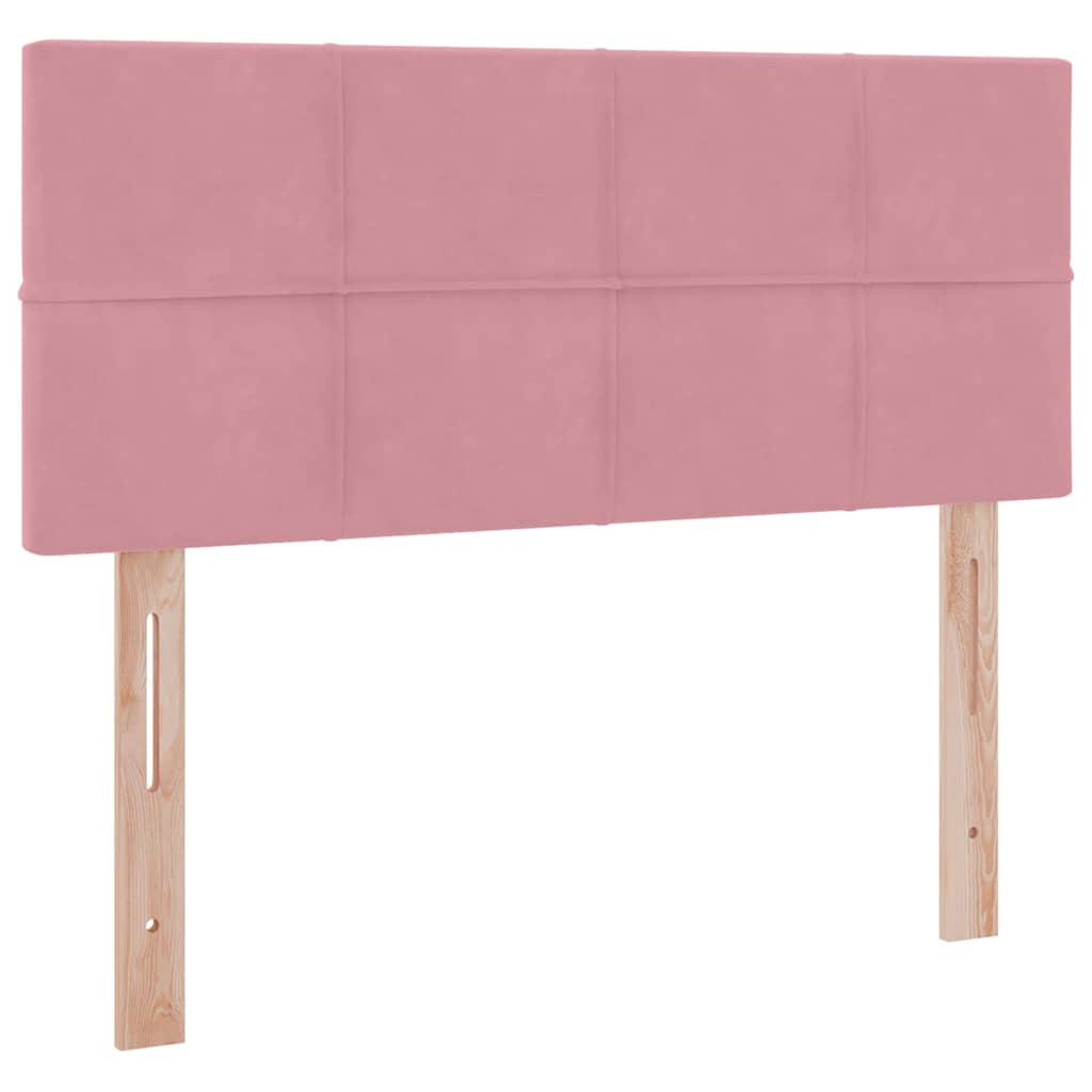 Krevet s od storage s madracem Ružičasta 120 x 200 cm Baršun