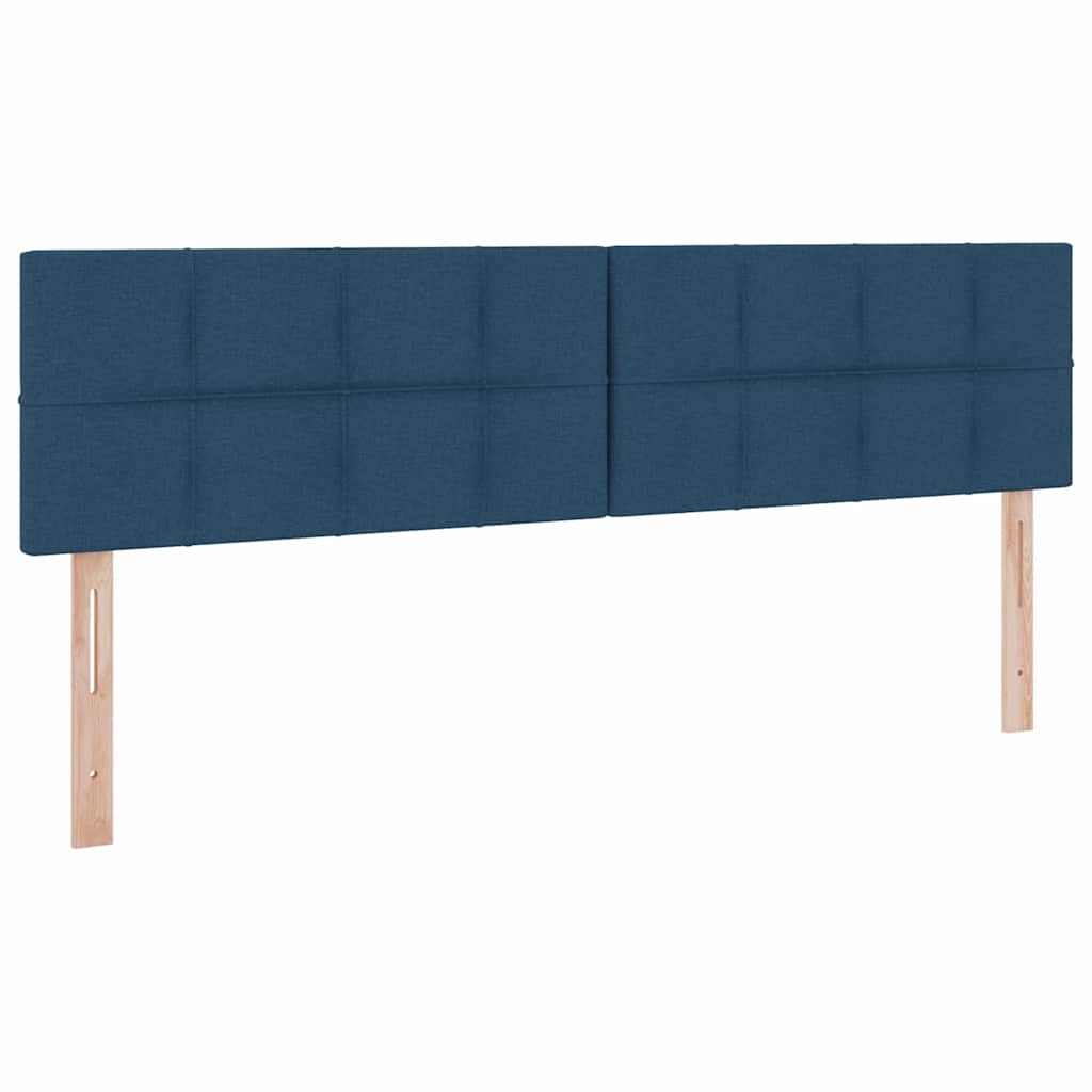 Krevet s od storage s madracem Plava 200 x 200 cm Lažna koža